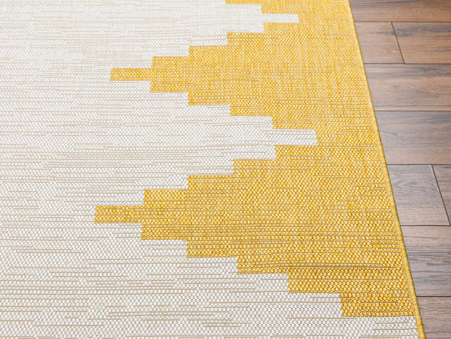 Djugun Yellow Outdoor Rug - Clearance