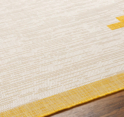 Djugun Yellow Outdoor Rug - Clearance