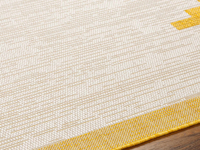 Djugun Yellow Outdoor Rug - Clearance