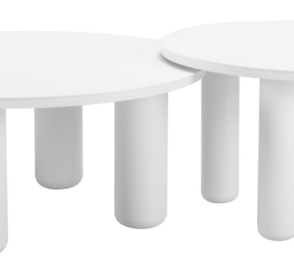 Ola Coffee Table Set (2-Piece) White