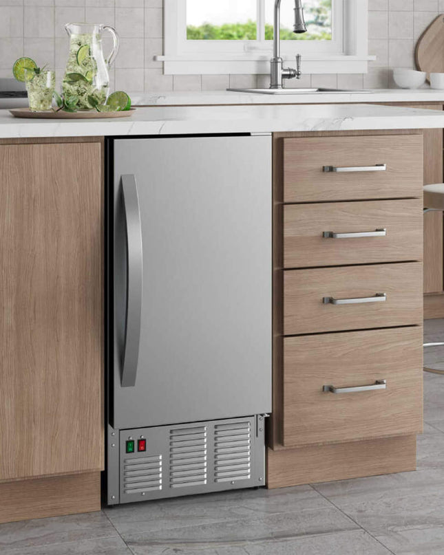 Edgestar 15" Outdoor Undercounter Ice Maker W/ 50 LBS Daily Ice Production