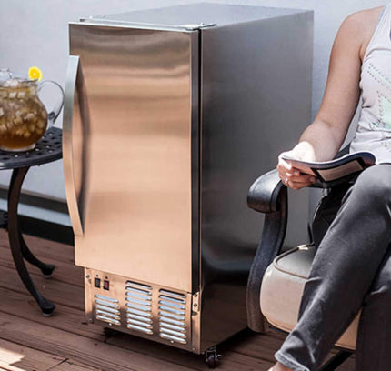 Edgestar 15" Outdoor Undercounter Ice Maker W/ 50 LBS Daily Ice Production