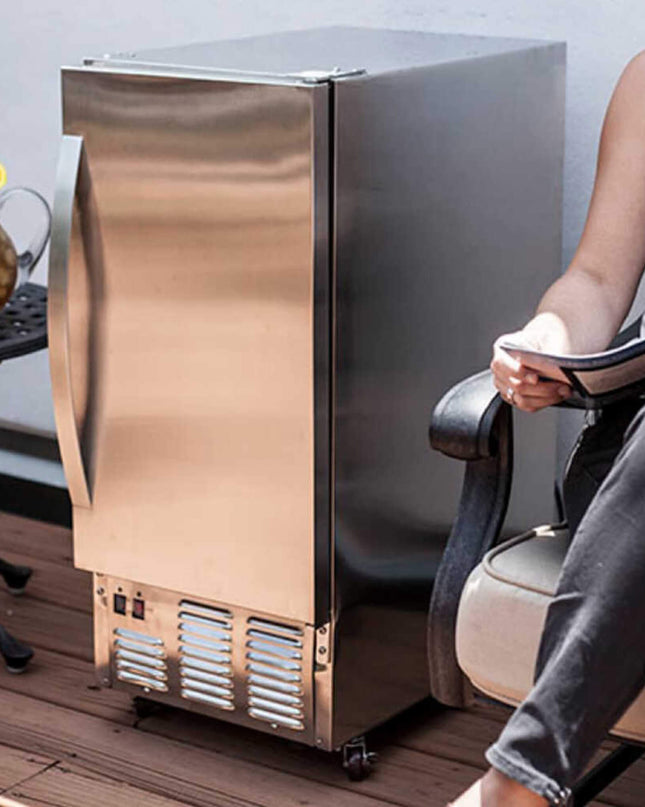 Edgestar 15" Outdoor Undercounter Ice Maker W/ 50 LBS Daily Ice Production