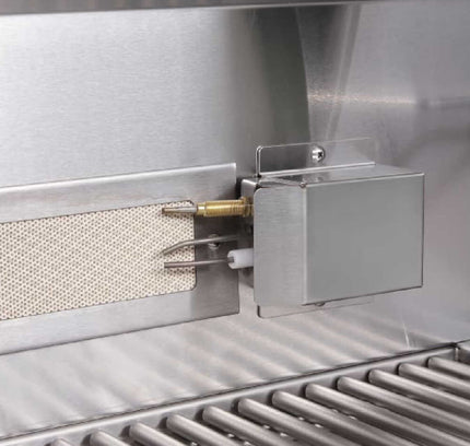 Edgestar 89K BTU 36" Liquid Propane Freestanding LED Lighting Grill Cart With Rotisserie