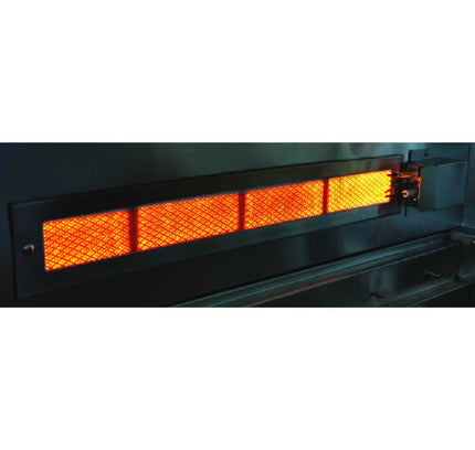 Edgestar 89K BTU 36" Liquid Propane Freestanding LED Lighting Grill Cart With Rotisserie