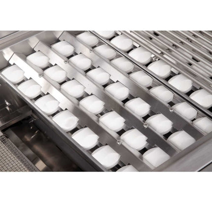 Edgestar 89K BTU 36" Natural Gas Freestanding Grill Cart With Lighting Knobs & Rotisserie