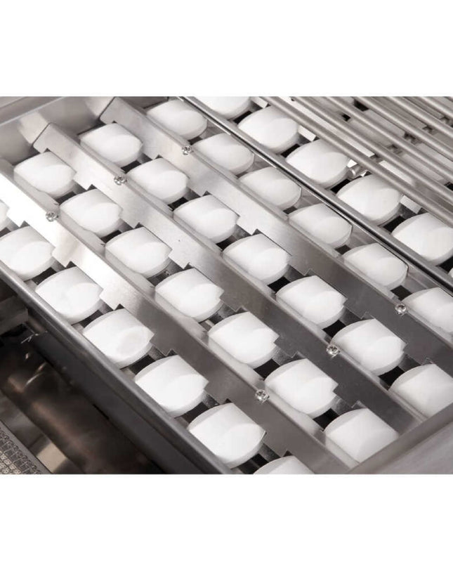 Edgestar 89K BTU 36" Natural Gas Freestanding Grill Cart With Lighting Knobs & Rotisserie