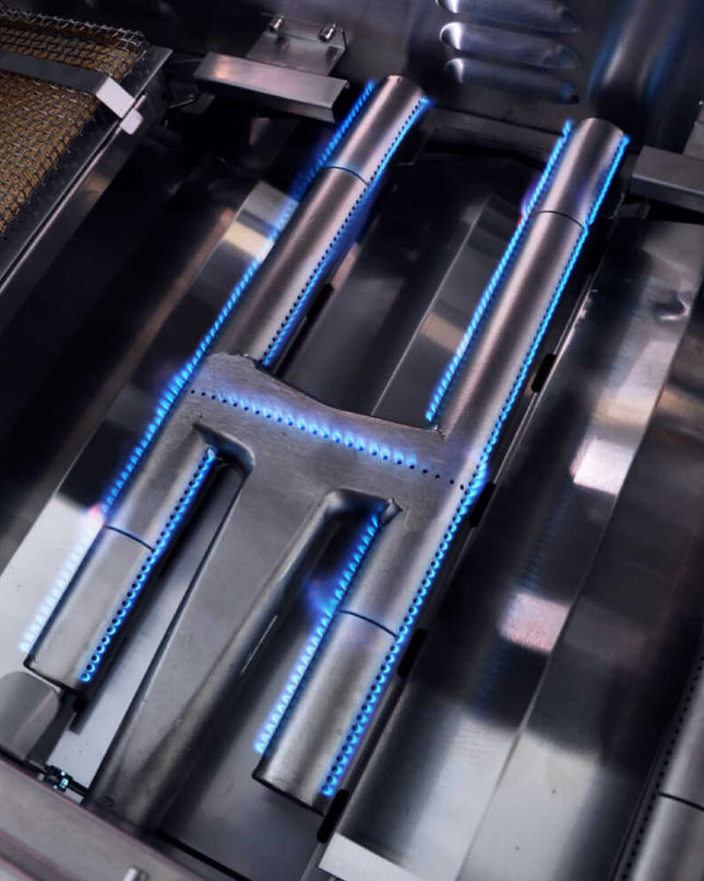 Edgestar 89K BTU 36" Natural Gas Freestanding Grill Cart With Lighting Knobs & Rotisserie