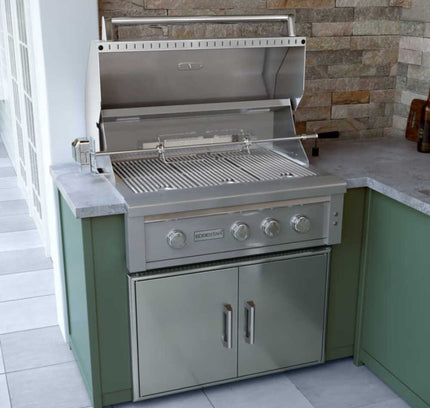 Edgestar 89K BTU 36" Wide Natural Gas Built In Grill With Insulated Jacket And Double Access Doors