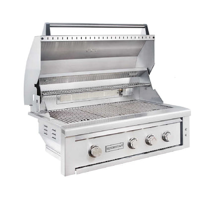 Edgestar 89K BTU 36" Wide Natural Gas Built In Grill With Insulated Jacket And Double Access Doors
