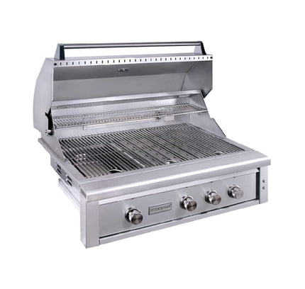 Edgestar 89K BTU 42" Wide Natural Gas Freestanding Grill Cart With Rotisserie And Lighted Knobs (SAK56935)