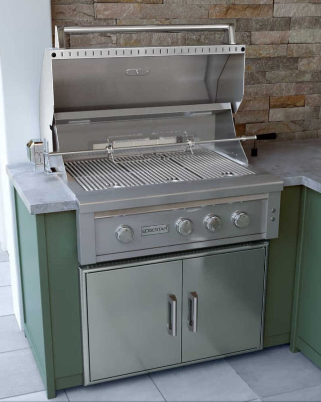 Edgestar 89K BTU 42" Built-In Natural Gas Grill With Insulated Jacket And Double Access Doors Insulated Jacket