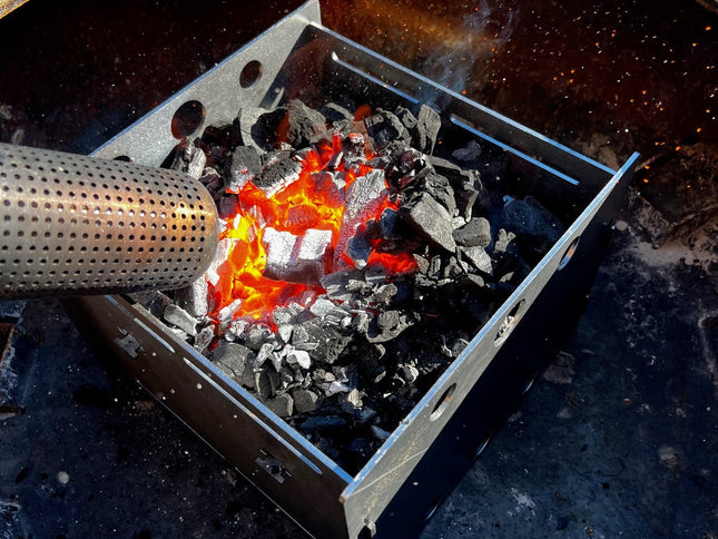 Arteflame Fuel Saver — Charcoal/Wood Heat-Focus Insert (Fits 30″ & 40″ Grills, Steel)