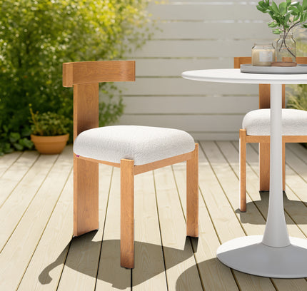 Tiana Dining Chair Natural & Beige