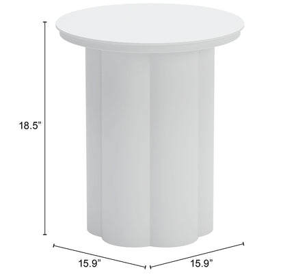 Kogur Side Table White