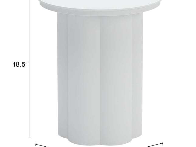 Kogur Side Table White