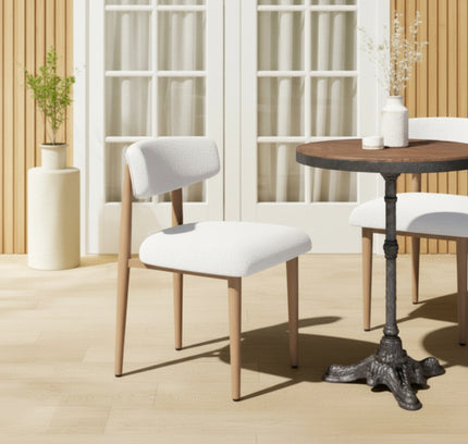 Bege Dining Chair White