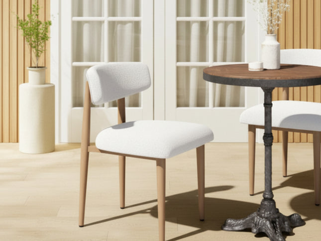 Bege Dining Chair White