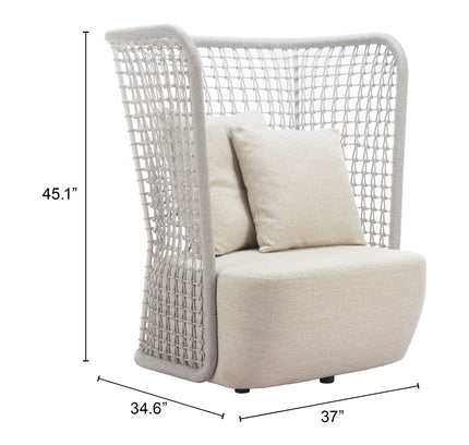 Hudu Accent Chair Beige