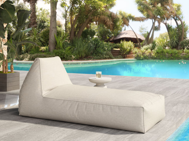Kalm Chaise Lounge Beige