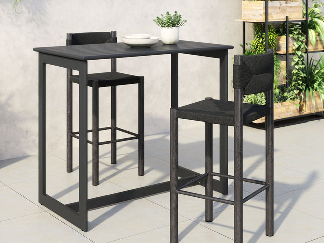 Iska Barstool (Set of 2) Black