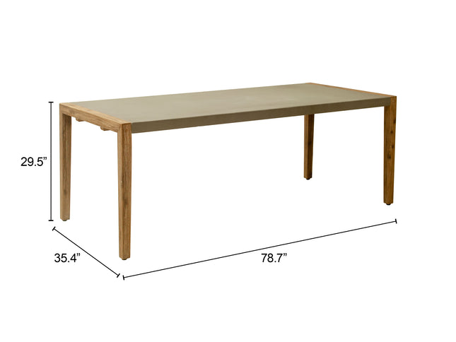 Kata Dining Table Gray