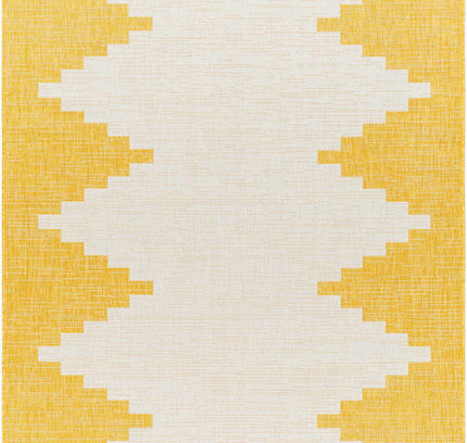 Djugun Yellow Outdoor Rug - Clearance