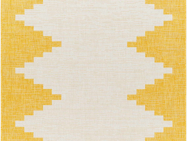 Djugun Yellow Outdoor Rug - Clearance