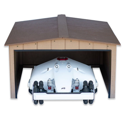 Brewer House Robotic Mower Garage | All-Weather RTK Shelter