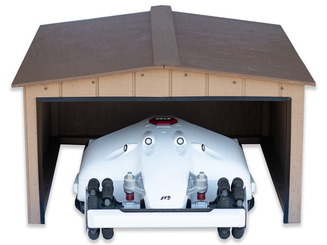Brewer House Robotic Mower Garage