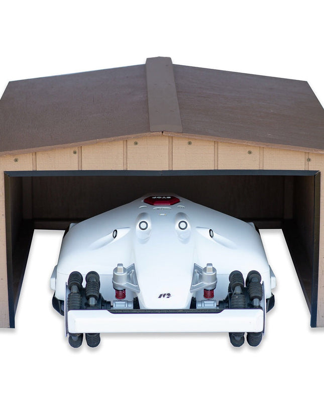 Brewer House Robotic Mower Garage | All-Weather RTK Shelter