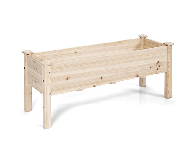 Raised Garden Bed Elevated Planter Box Wood for Vegetable Flower Herb