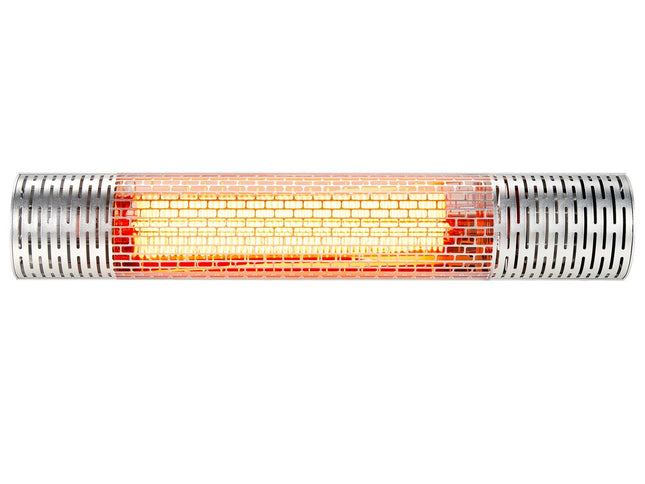 1500W Indoorand Outdoor Electric Heater with 2 Power Settings-Silver