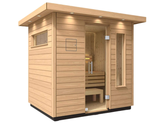 Kohler C2 Outdoor Douglas Fir Scandinavian Spruce Sauna Kit (SAK25973)