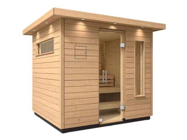 Kohler C2 Outdoor Douglas Fir Scandinavian Spruce Sauna Kit (SAK25973)