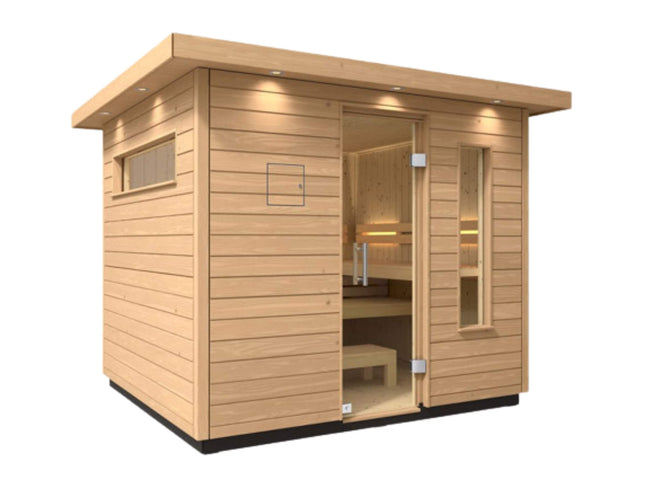 Kohler C2 Outdoor Douglas Fir Scandinavian Spruce Sauna Kit (SAK25973)