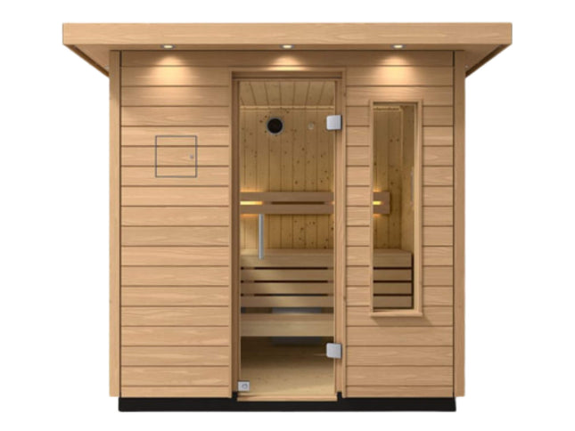 Kohler C2 Outdoor Douglas Fir Scandinavian Spruce Sauna Kit (SAK25973)