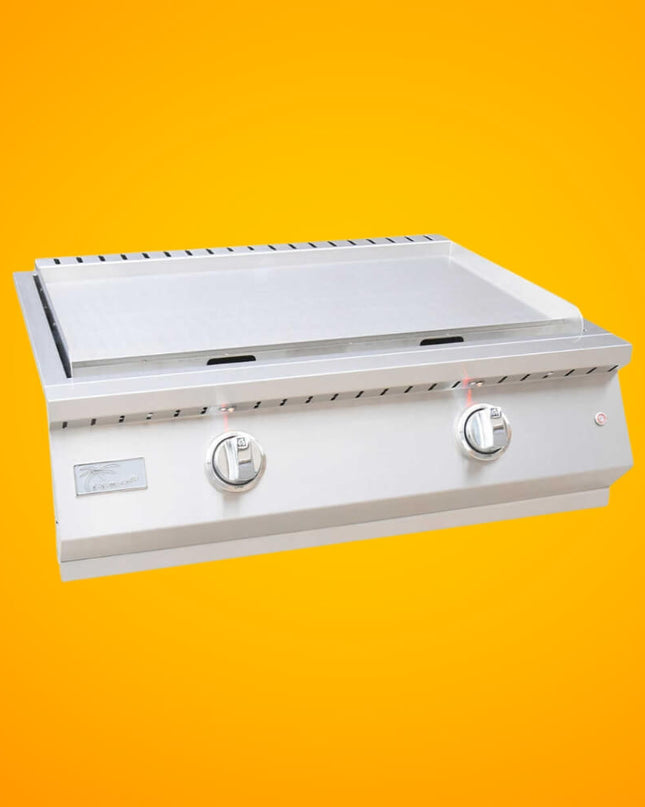 KoKoMo Grills Professional 36K BTU Griddle Outdoor Kitchen Flat Grill With Illuminted Control Knobs, 30" (SAK28914)