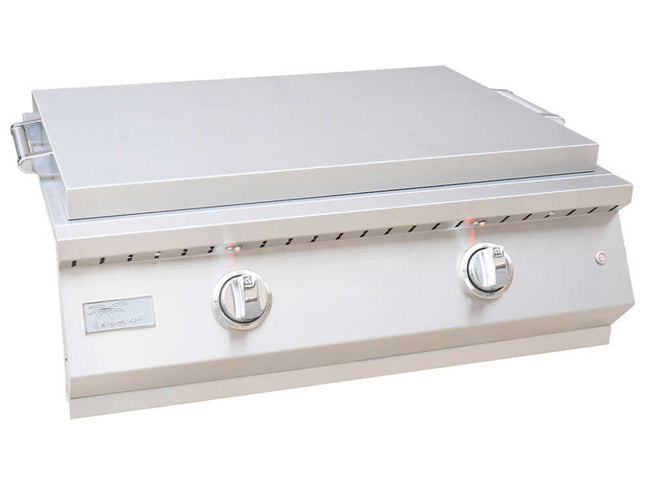 KoKoMo Grills 30-Inch Professional 36K BTU Griddle Outdoor Kitchen Flat Grill With Illuminted Control Knobs