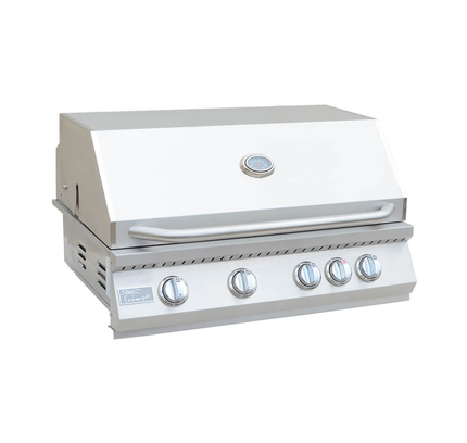 KoKoMo Grills 32" Heavy Duty 60K BTU LP/NG 4 Burner Built-In Stainless Steel Gas Grill