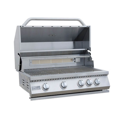 KoKoMo Grills 32" Heavy Duty 60K BTU LP/NG 4 Burner Built-In Stainless Steel Gas Grill