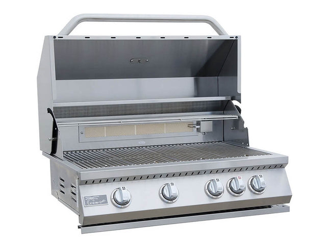 KoKoMo Grills 32" Heavy Duty 60K BTU LP/NG 4 Burner Built-In Stainless Steel Gas Grill