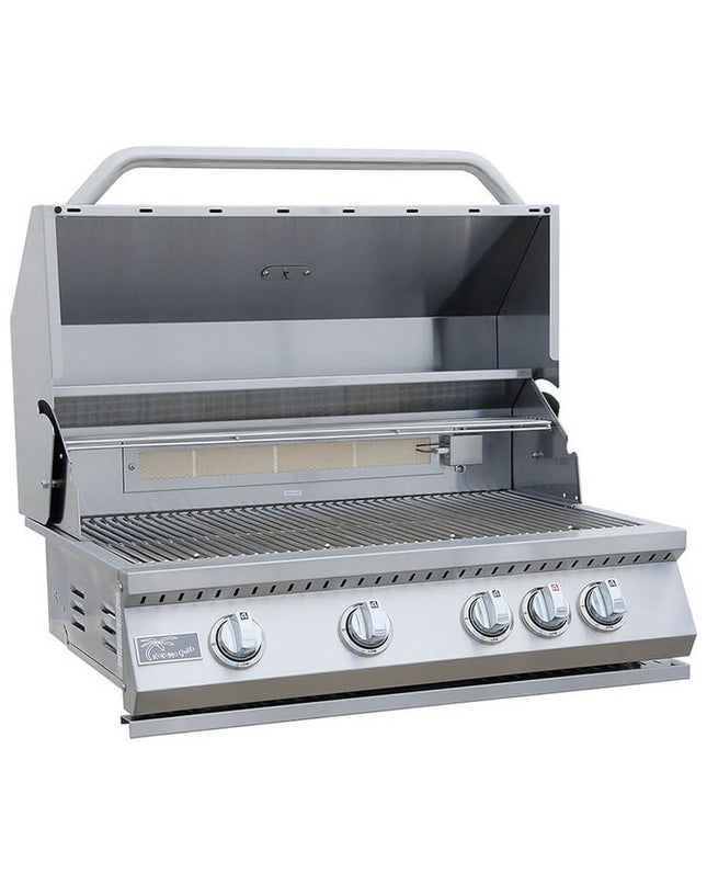 KoKoMo Grills 32" Heavy Duty 60K BTU LP/NG 4 Burner Built-In Stainless Steel Gas Grill