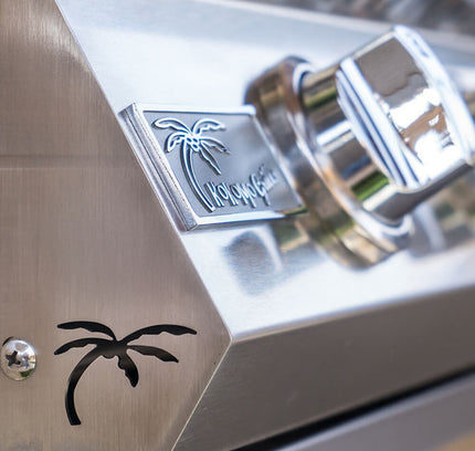 KoKoMo Grills 32" Heavy Duty 60K BTU LP/NG 4 Burner Built-In Stainless Steel Gas Grill