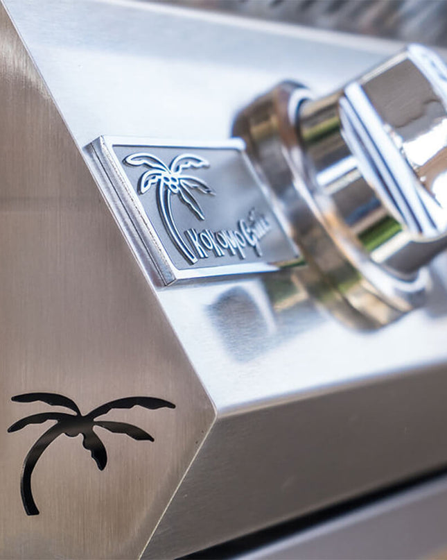 KoKoMo Grills 32" Heavy Duty 60K BTU LP/NG 4 Burner Built-In Stainless Steel Gas Grill