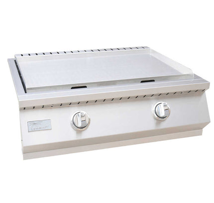 KoKoMo Grills Premium 36K BTU Teppanyaki Griddle With Dual U Shape Burner, 30"