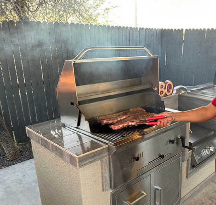 KoKoMo Grills Premium Built-In Charcoal Grill With 304 Stainless Steel And Adjustable Heat Tray, 32"