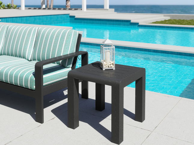 Rolig Side Table Black