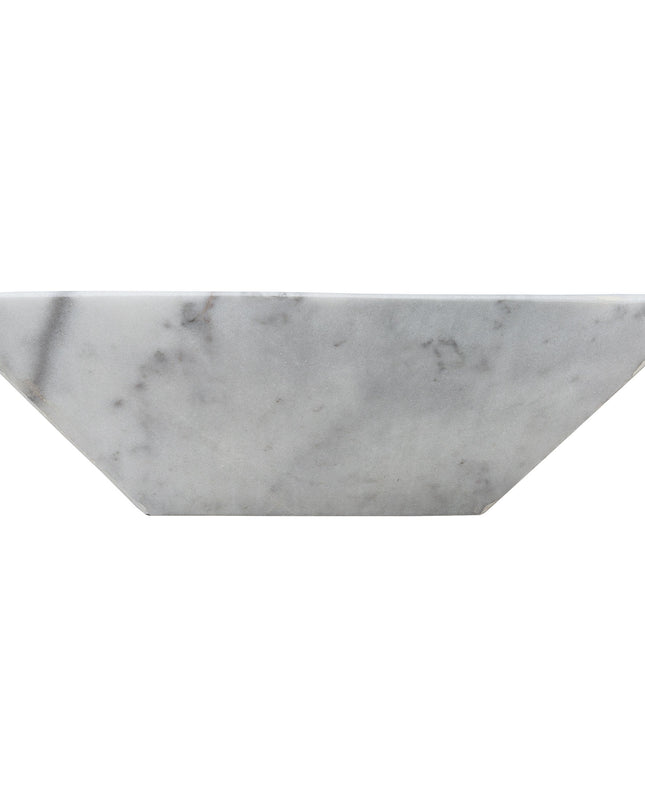 Carrara White Marble Natural Stone Fire Pit