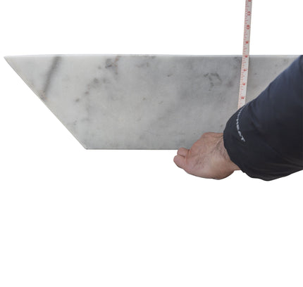 Carrara White Marble Natural Stone Fire Pit